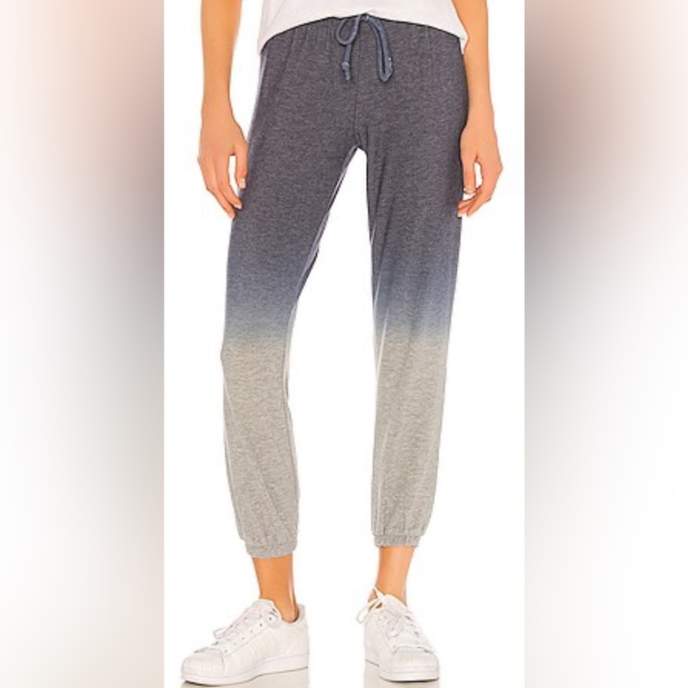 Chaser Navy Ombre cozy knit sweatpants size S